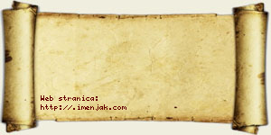 Avram Pljakić vizit kartica